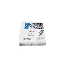 Arillo metalico GBC 3/8 negro (61-75 hojas) con 20 piezas
