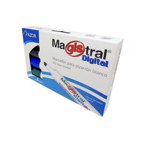 Marcador magistral digital con 4 piezas Azor