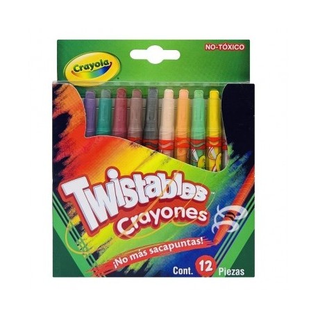 Crayon Crayola minitwistables con 12 piezas