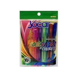 Boligrafo Jocar con 10 piezas surtida triangular