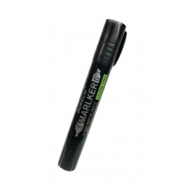 Marcador permanente importado grueso doble punta negro ht-36t