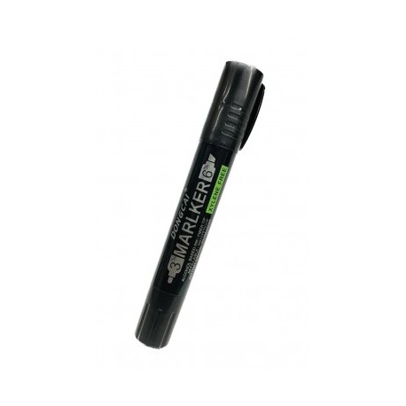 Marcador permanente importado grueso doble punta negro ht-36t
