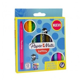 Crayones giratorios Paper mate con 12 piezas surtidos