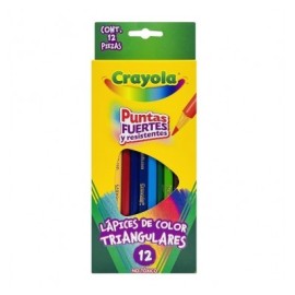 Colores Crayola triangulares con 12 largos