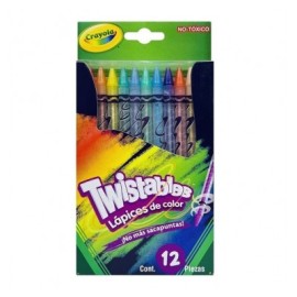 Colores Crayola twistables con 12 largos