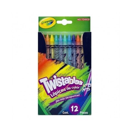 Colores Crayola twistables con 12 largos