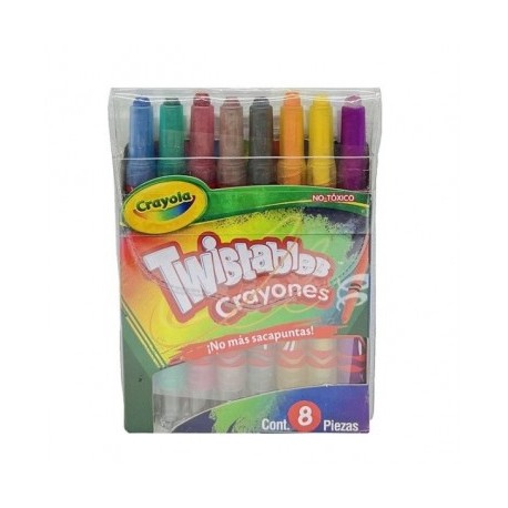 Crayon Crayola minitwistables con 8 piezas