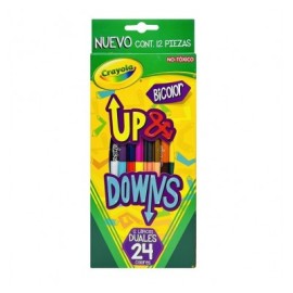 Colores Crayola duales con 12 largos