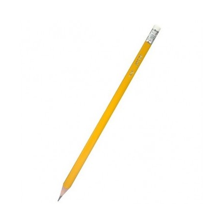 Lápiz Jocar amarillo triangular no. 2 con 12 piezas