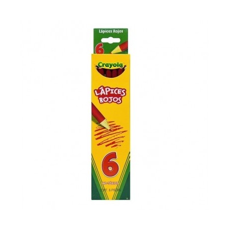 Rojo carmin Crayola con 6 pzas