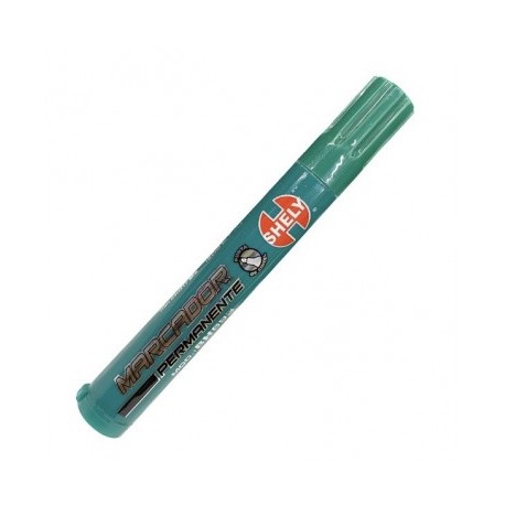 Marcador permanente Shely verde