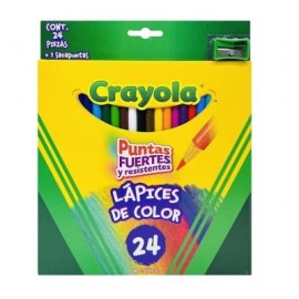 Colores Crayola con 24 largos