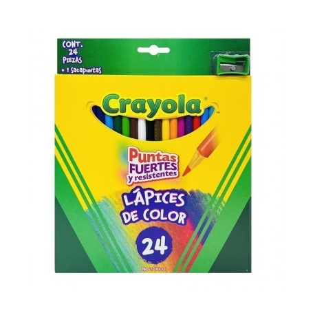 Colores Crayola con 24 largos