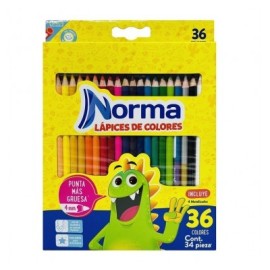 Colores Norma con 36 largos