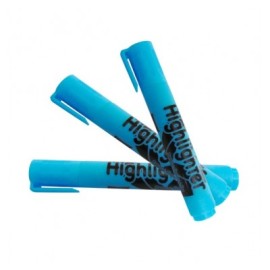Resaltador Manny grueso azul highlighter