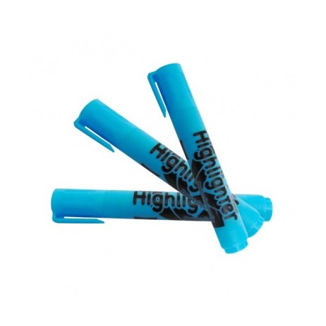Resaltador Manny grueso azul highlighter