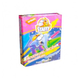 Crayon Stafford jumbo fluorescente con 6 piezas