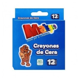 Crayon Makyco delgado con 12 piezas