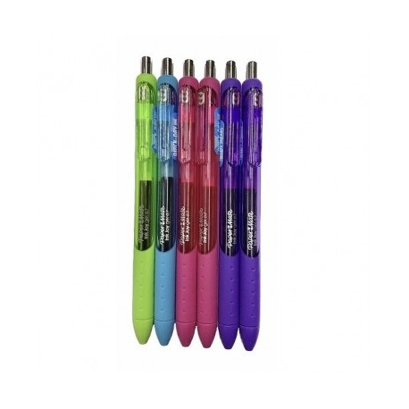 Boligrafo gel retractil Paper mate con 6 piezas surtido 0.7mm 1997185