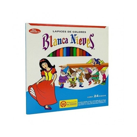 Colores Blanca nieves con 24 largos