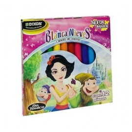 Colores Blanca nieves con 12 cortos