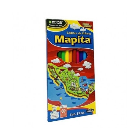 Colores mapita Dixon con 12 largos