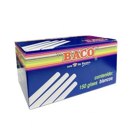 Gis blanco con 150 piezas Baco
