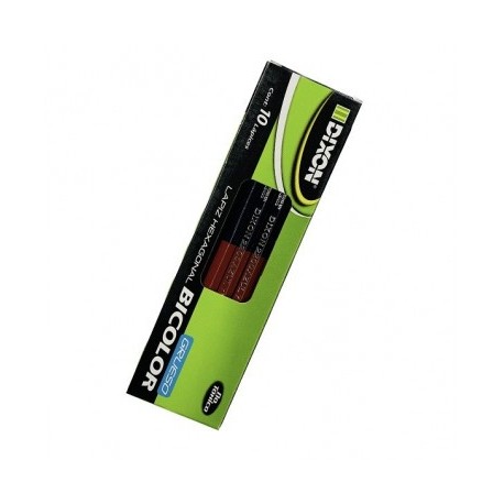 Bicolor grueso modelo 2200 Dixon con 10 piezas