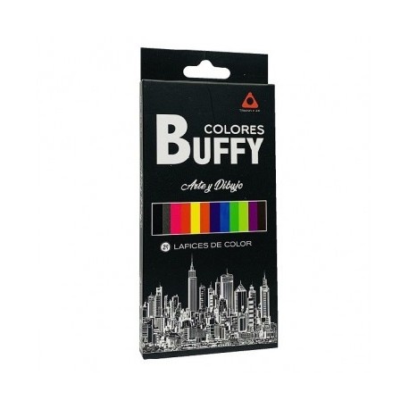 Colores Buffy triangulares con 24 piezas