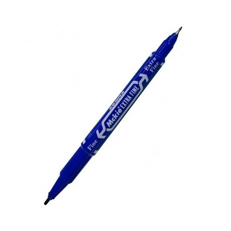 Plumin mckie extrafino doble punta Zebra azul
