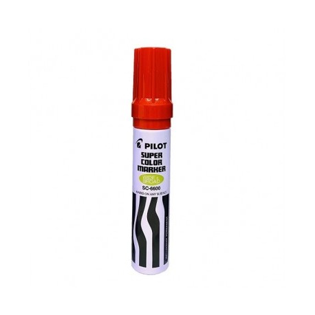 Marcador permanente Pilot rojo