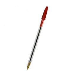 Bolígrafo punto mediano rojo con 12 piezas BIC