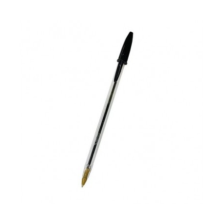 Bolígrafo punto mediano negro con 12 piezas BIC