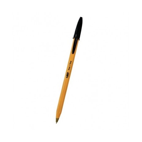 Bolígrafo punto fino negro con 12 piezas BIC
