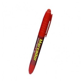 Marcador permanente Escrimex rojo