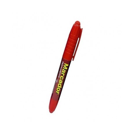 Marcador permanente Escrimex rojo