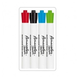 Marcador acuacolor estuche con 4 piezas Berol