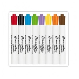 Marcador acuacolor estuche con 8 piezas Berol