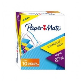 Puntillas Paper Mate 0.7 mm hb con 10 tubos