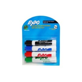 Marcador Expo para pizarron con 4 piezas