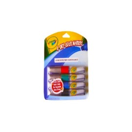 Marcador Crayola para pizarron blanco con 4 piezas