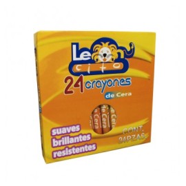 Crayon Leoncito delgado con 24 piezas