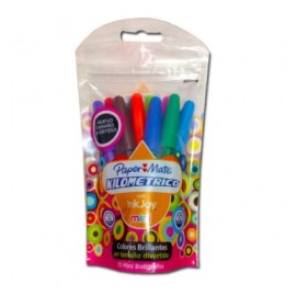 Boligrafo Kilometrico inkjoy mini con 10 piezas surtido (34254)