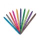 Boligrafo punto fino pin point con 10 piezas colores surtidos Azor