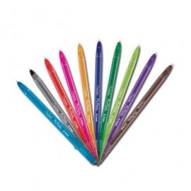 Boligrafo punto fino pin point con 10 piezas colores surtidos Azor