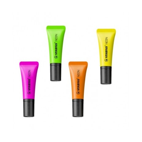 Resaltador Stabilo neon surtido con 4 piezas (72/4-1)