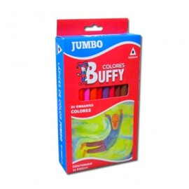 Colores Buffy jumbo triangular con 24 piezas 8681-24