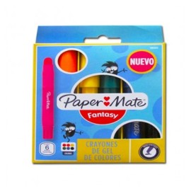 Crayones de gel Paper mate con 6 piezas surtidos