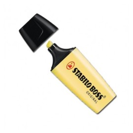 Resaltador Stabilo boss amarillo pastel 70/144