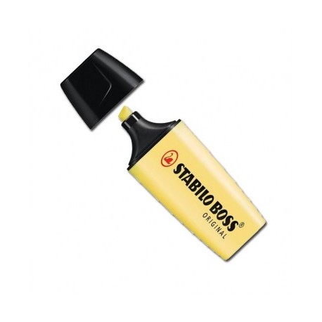 Resaltador Stabilo boss amarillo pastel 70/144